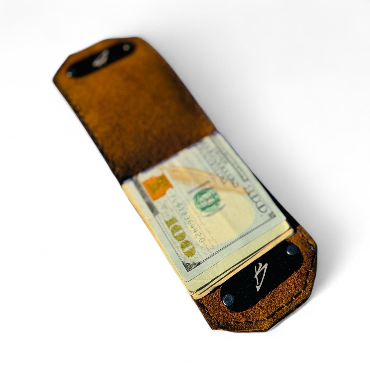 Diamond Embossed Magnetic Money Clip Wallet