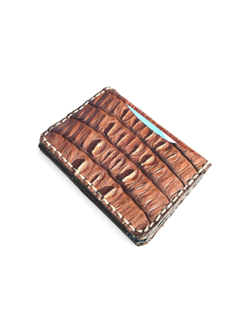 Crocodile & Ostrich Bifold card holder and Wallet