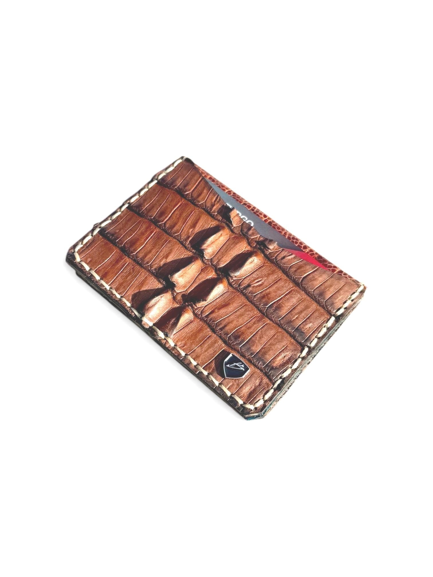 Crocodile & Ostrich Bifold card holder and Wallet