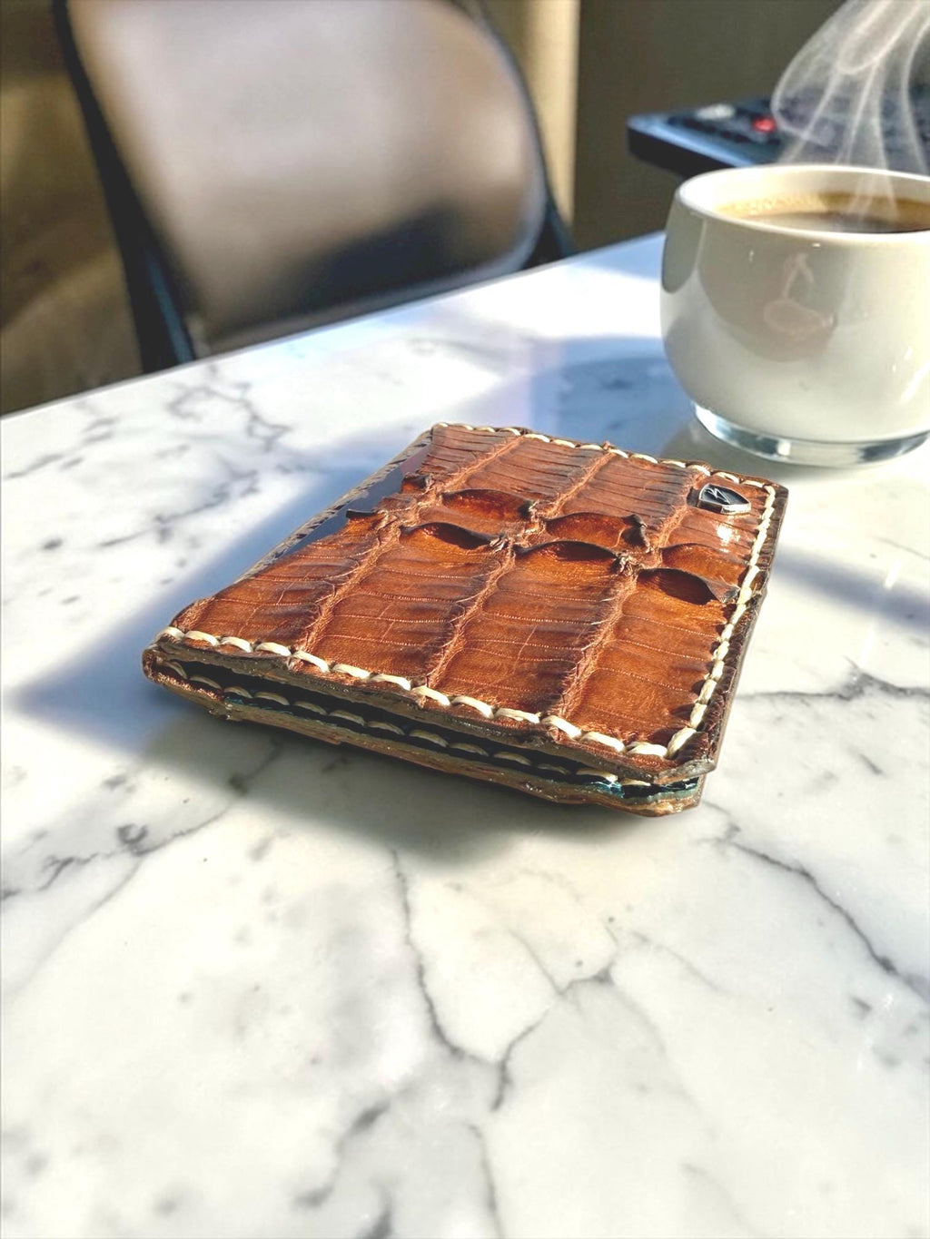 Crocodile & Ostrich Bifold card holder and Wallet